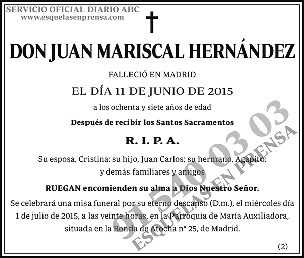 Juan Mariscal Hernández